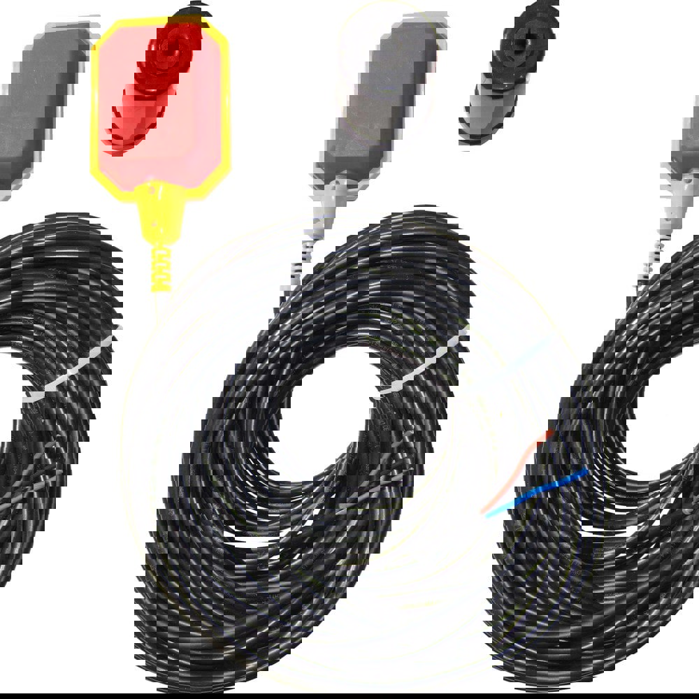 Float Switches; Pump Type: Float Switch; For Use With: Sump/Grinder Pumps; Float Style: Weighted Control Float Switch; Voltage (AC): 3.3V DC; 120V AC; 220V AC; 12V DC; Horsepower: 1/2; Amperage Rating: 13.0000; Cord Length: 100; Mount Type: Pipe Mount; Mi